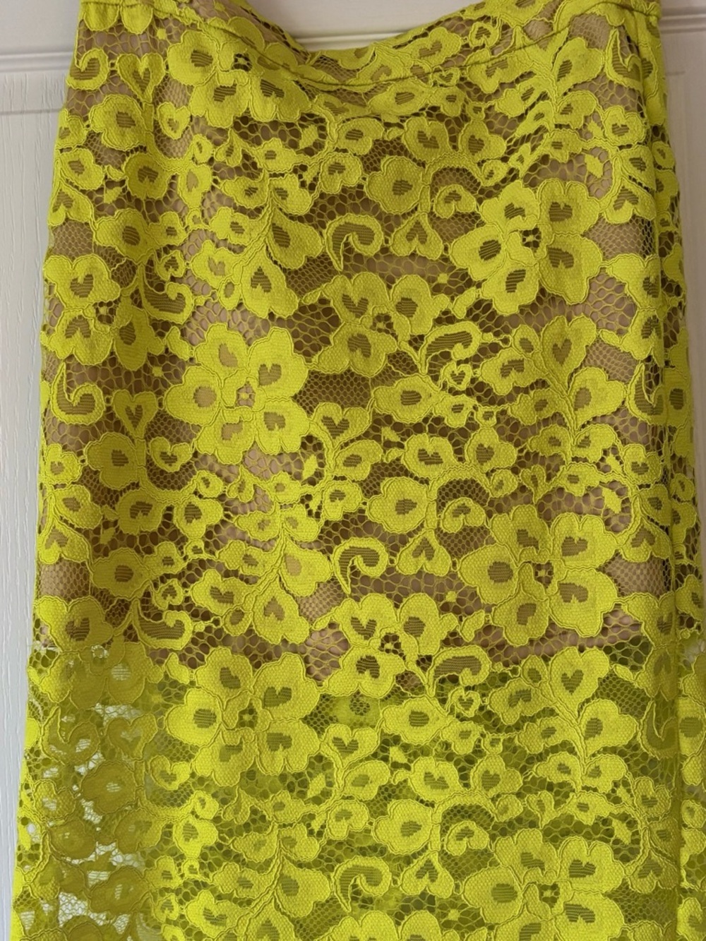 Trina Turk Lace Shell in Yellow Shirt